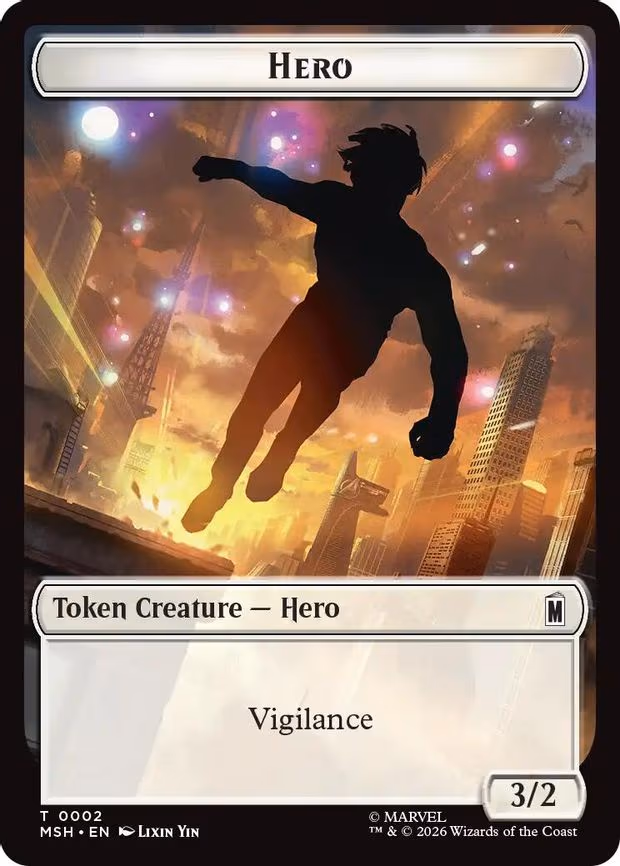 Hero // Robot Villain Double-Sided Token - T (2 // 20)