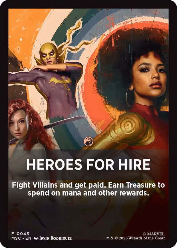 Heroes For Hire Theme Card - T (43)