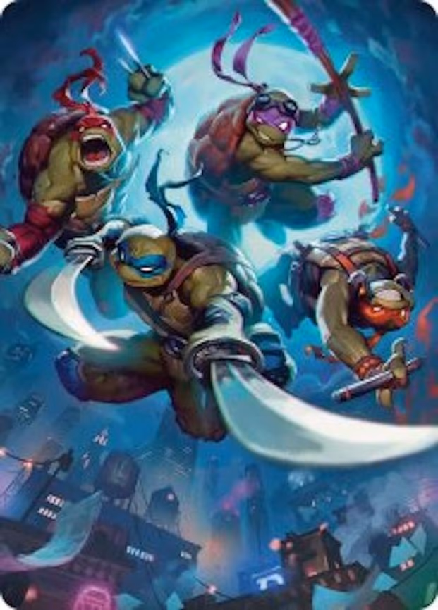 Heroes in a Half Shell Art Card