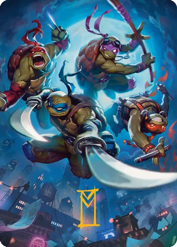 Heroes in a Half Shell Art Card