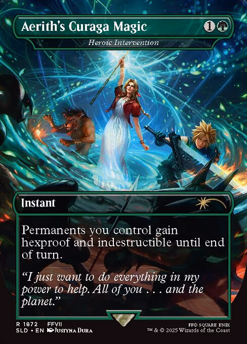 Aerith's Curaga Magic - Heroic Intervention