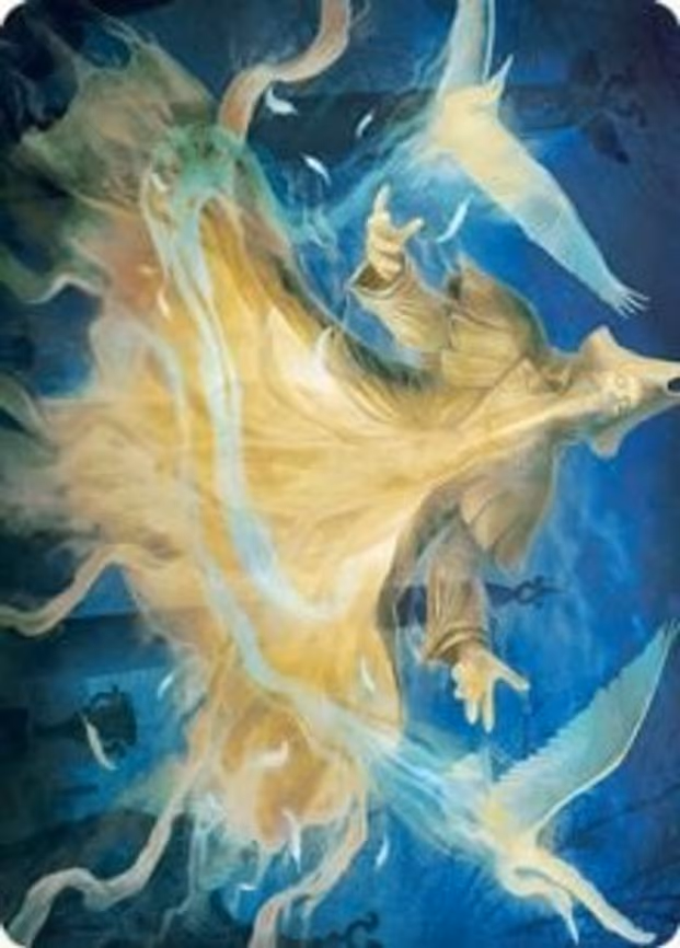 Heron-Blessed Geist Art Card