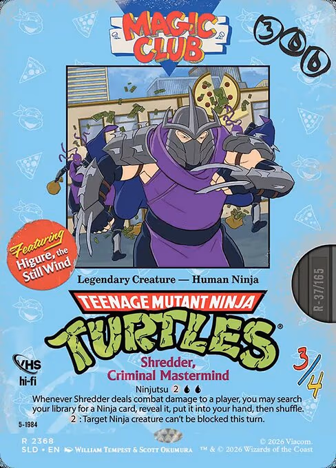 Shredder, Criminal Mastermind - Higure, the Still Wind