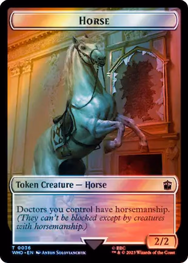 Horse // Clue (0053) Double-Sided Token - T (36 // 53)