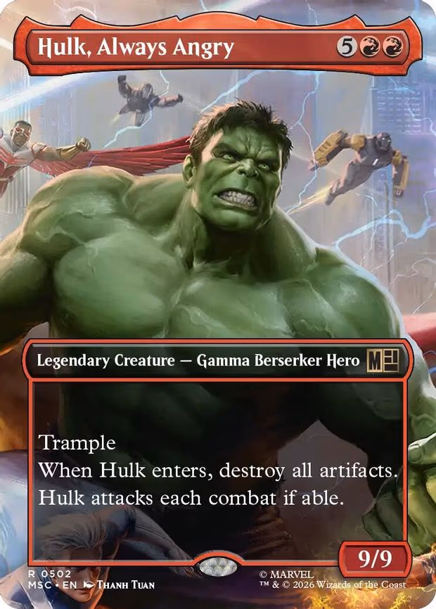 Hulk, Always Angry - R (502)