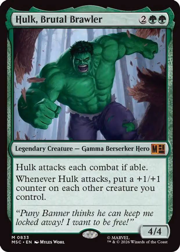 Hulk, Brutal Brawler - M (833)
