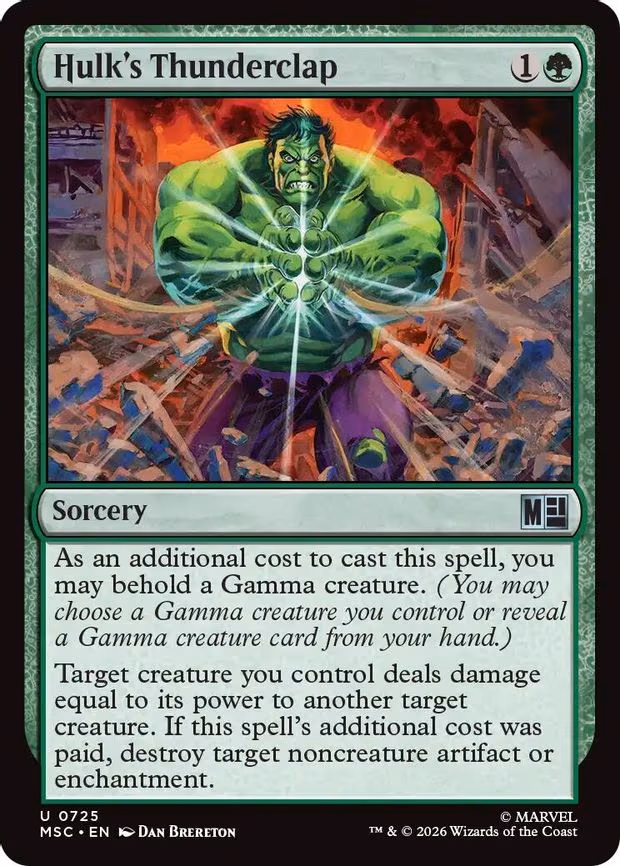 Hulk's Thunderclap - U (725)