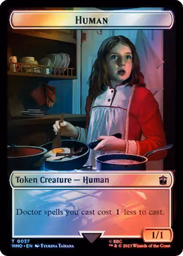 Human (0037) // Mark of the Rani Double-Sided Token - T (37 // 47)