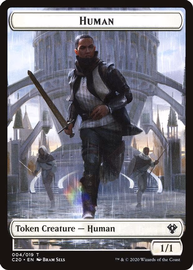 Human // Treasure Double-Sided Token