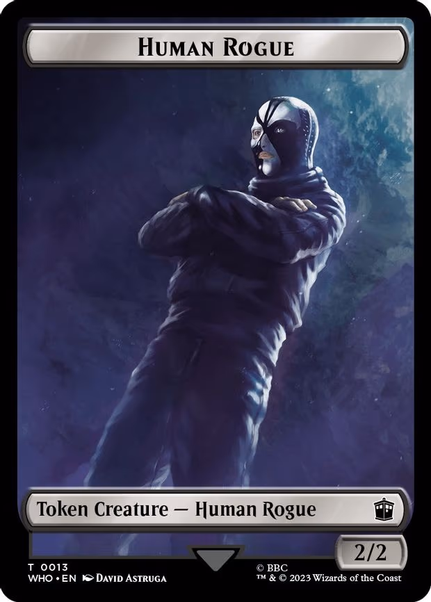 Human Rogue // Clue (0022) Double-Sided Token - T (13 // 22)