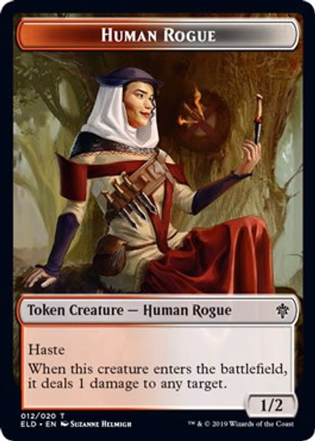 Human Rogue // Food (018) Double-Sided Token