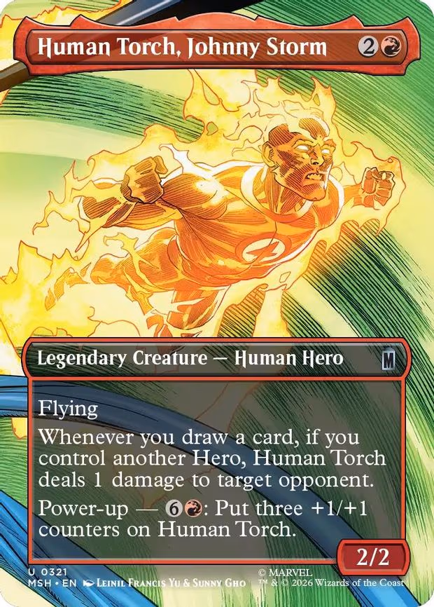 Human Torch, Johnny Storm - U (321)
