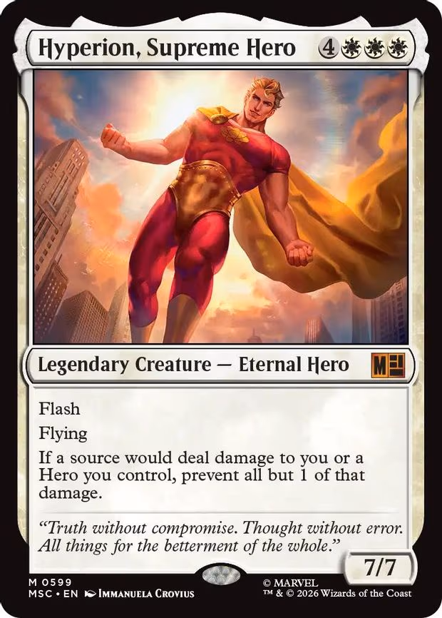 Hyperion, Supreme Hero - M (599)
