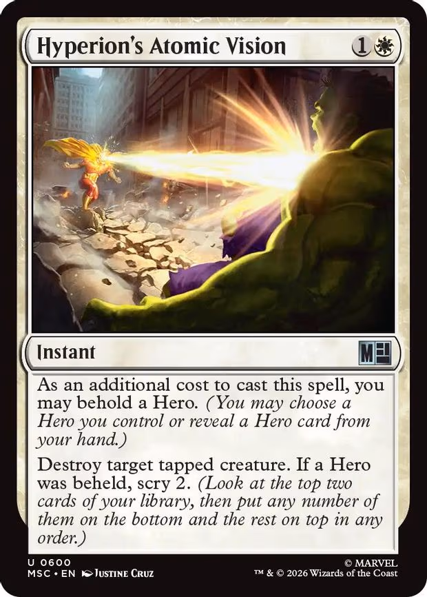 Hyperion's Atomic Vision - U (600)