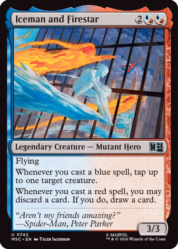Iceman and Firestar - U (742)