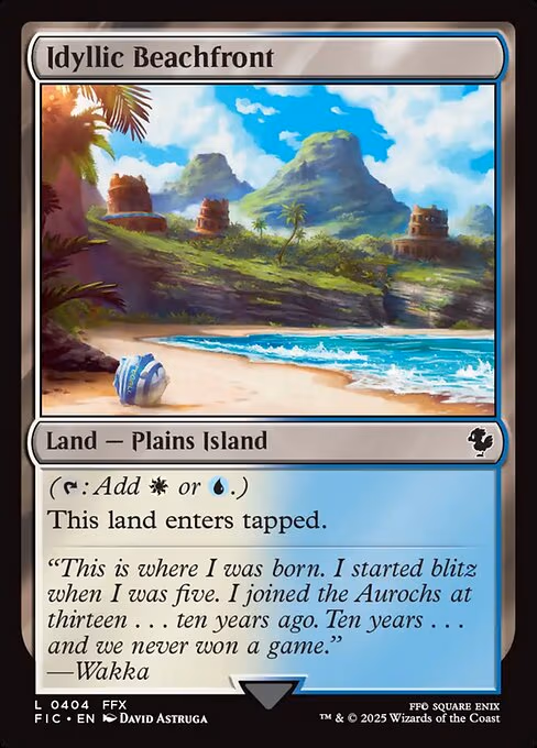 Idyllic Beachfront