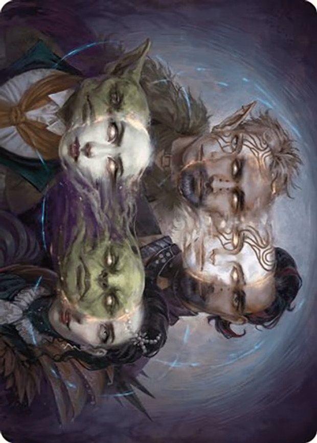 Illicit Masquerade Art Card