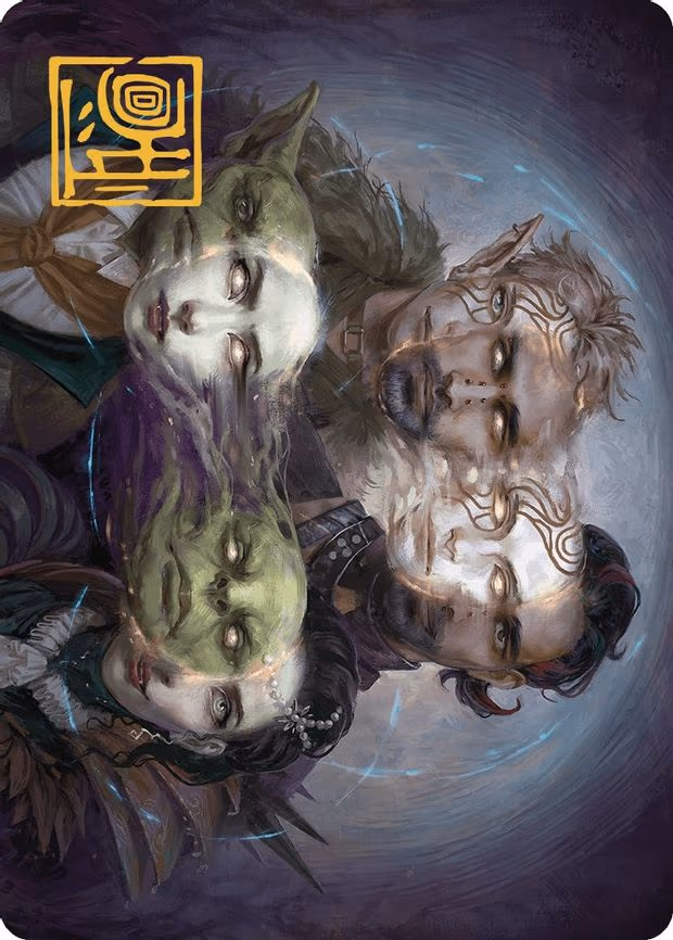 Illicit Masquerade Art Card