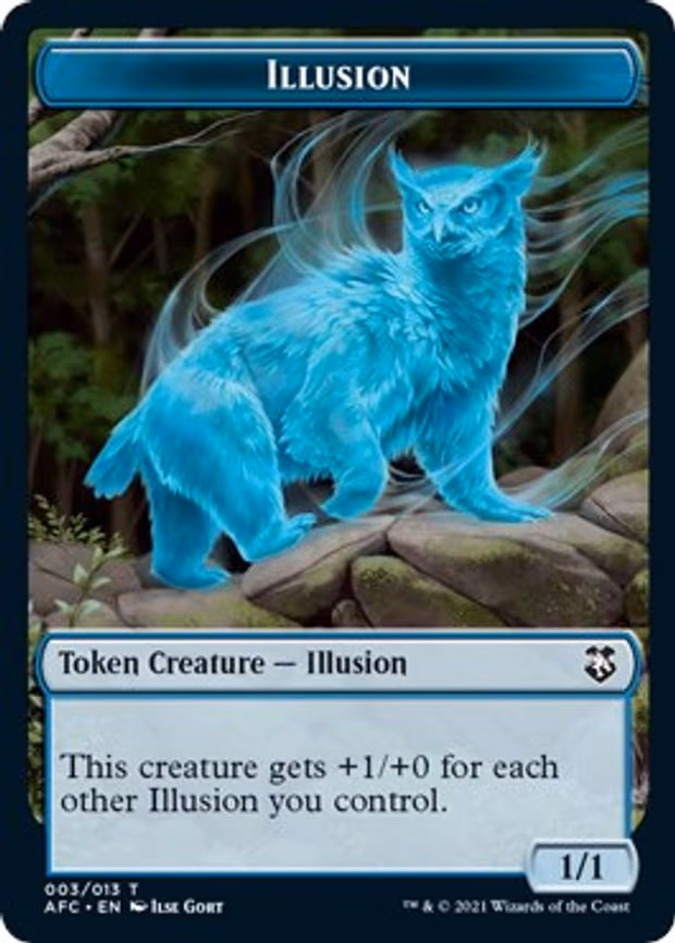 Illusion // Champion of Wits Double-Sided Token - T (3 // 4)