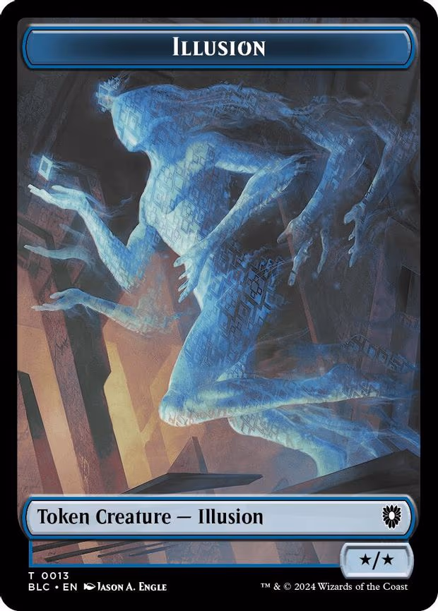 Illusion // Goblin Double-Sided Token - T (13 // 21)