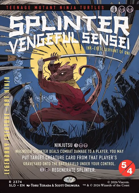 Splinter, Vengeful Sensei - Ink-Eyes, Servant of Oni