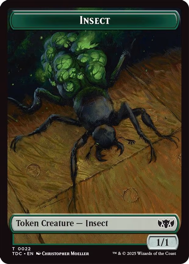 Insect (0022) // Plant Double-Sided Token - T (22 // 24)