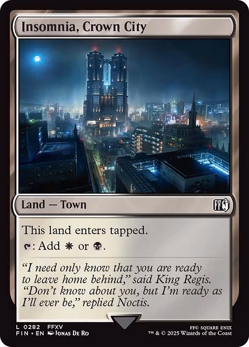 Insomnia, Crown City