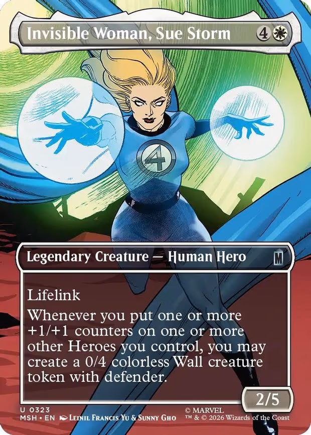 Invisible Woman, Sue Storm - U (323)