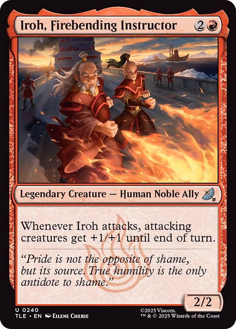 Iroh, Firebending Instructor