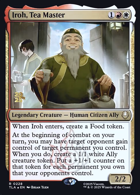 Iroh, Tea Master