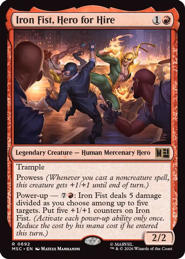Iron Fist, Hero for Hire - R (692)