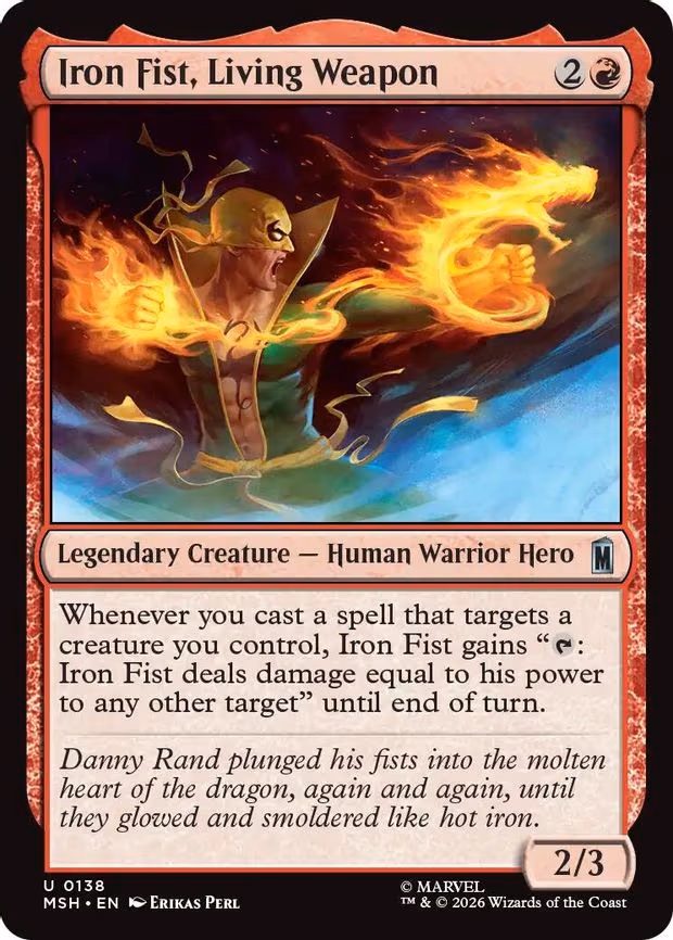 Iron Fist, Living Weapon - U (138)