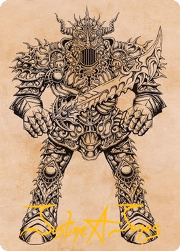 Iron Golem (Showcase) Art Card