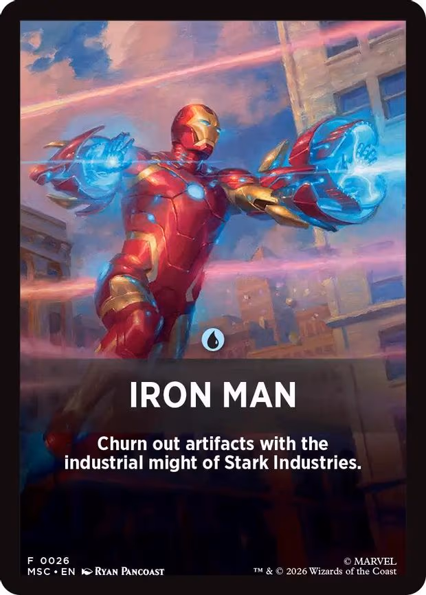 Iron Man Theme Card - T (26)