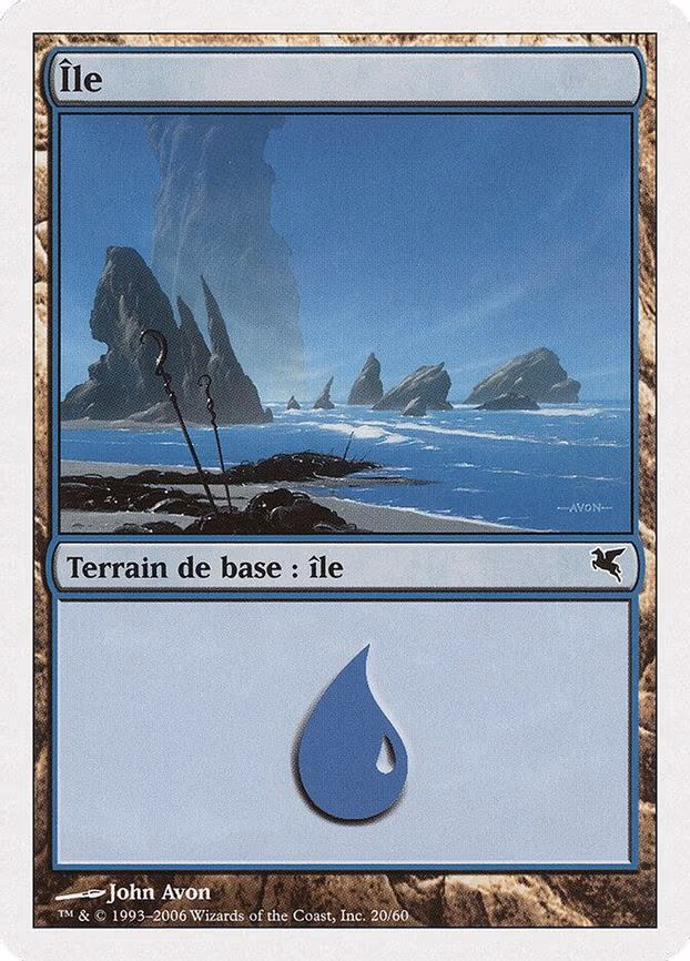 Island (French) - "Ile" - L (H20)