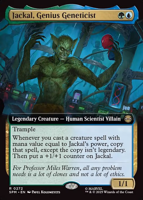 Jackal, Genius Geneticist