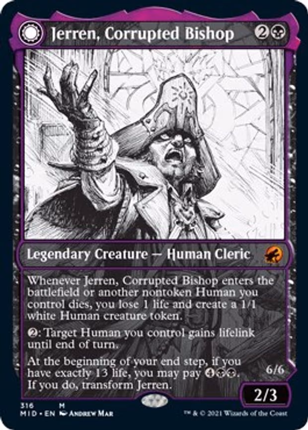 Jerren, Corrupted Bishop