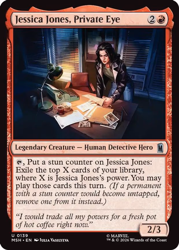 Jessica Jones, Private Eye - U (139)