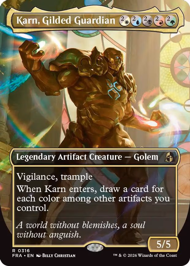Karn, Gilded Guardian - R (316)
