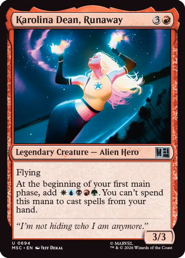 Karolina Dean, Runaway - U (694)