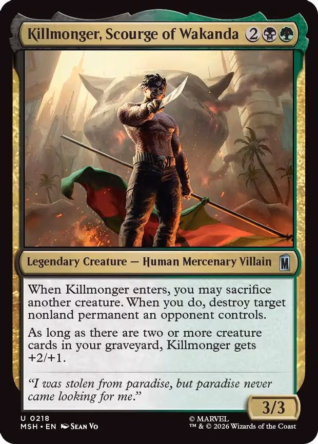 Killmonger, Scourge of Wakanda - U (218)