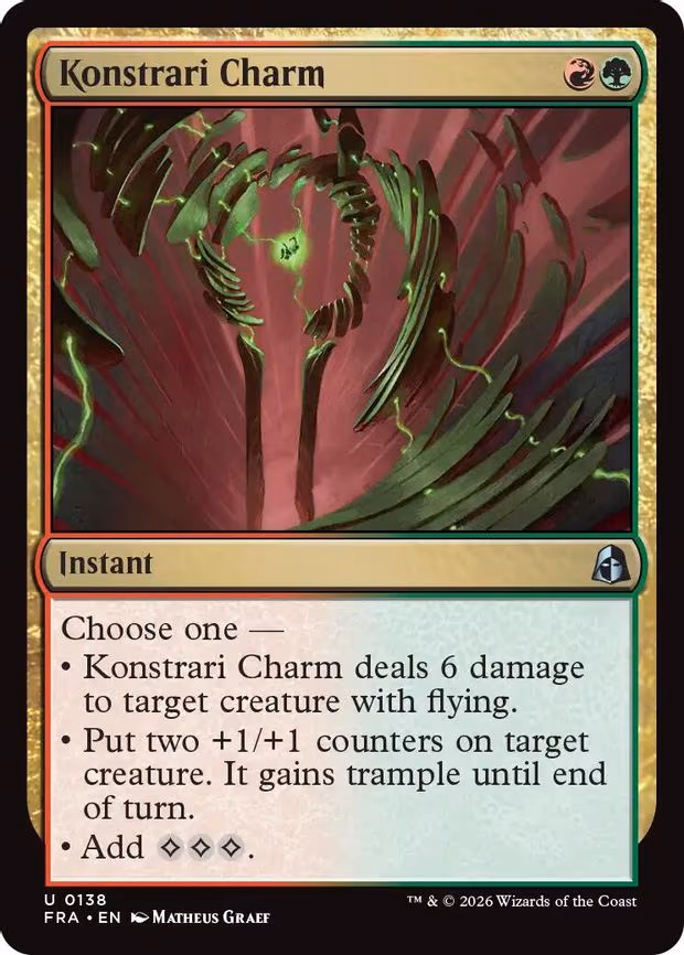 Konstrari Charm - U (138)