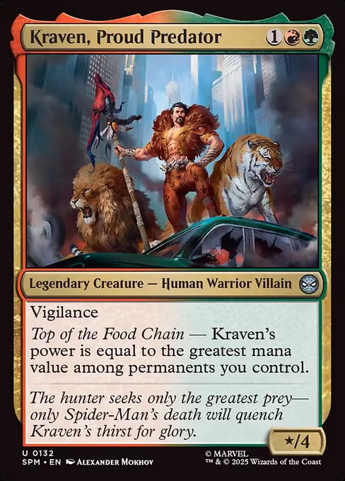 Kraven, Proud Predator - U (132)