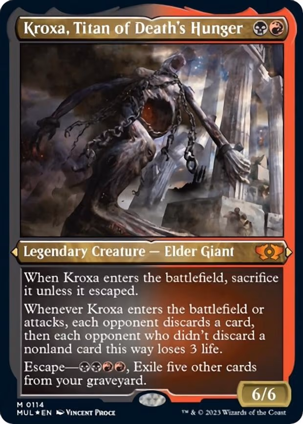 Kroxa, Titan of Death's Hunger