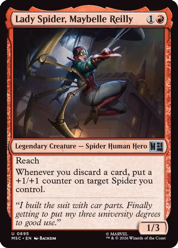 Lady Spider, Maybelle Reilly - U (695)