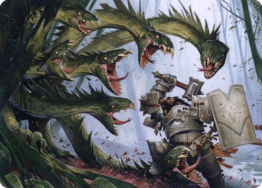 Lair of the Hydra Art Card