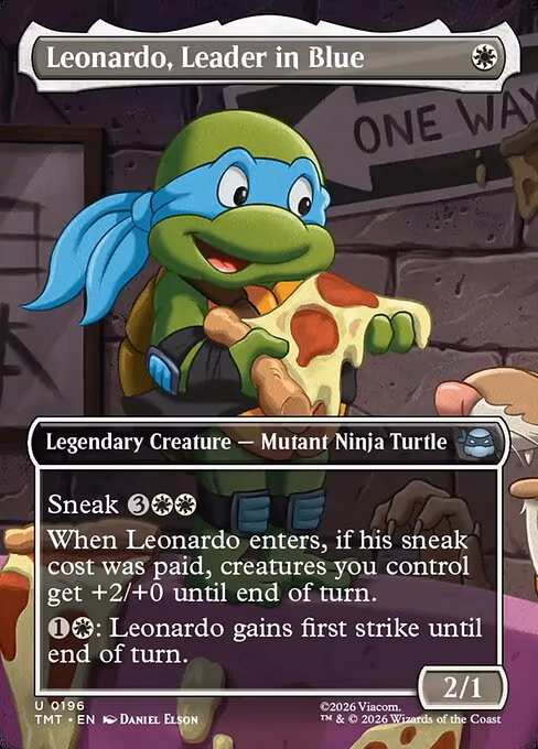 Leonardo, Leader in Blue
