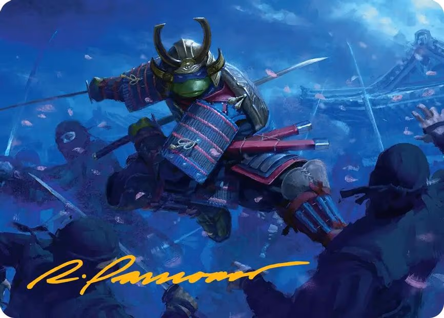 Leonardo, Sewer Samurai Art Card
