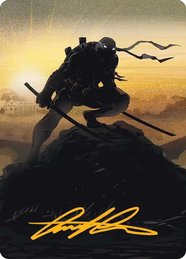 Leonardo, Sewer Samurai Art Card