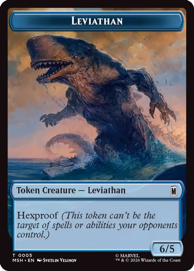 Leviathan // Food Double-Sided Token - T (5 // 19)
